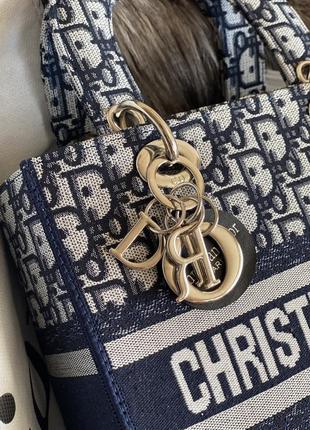 Люкс! жіноча сумка christian dior. текстильна сумка діор7 фото