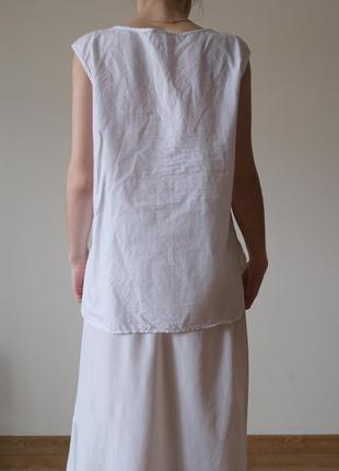 Вінтажна нічна маєчка з вишивкою8 фото