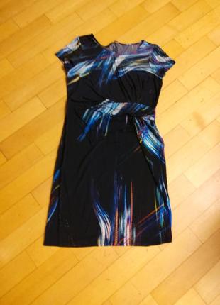 Черное брендовое платье 'холодящий шелк'  m&co раз.40-427 фото