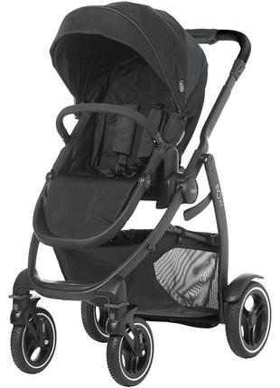 Прогулочная коляска graco evo xt black grey