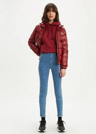 Levi's premium 720 high rise super skinny women's jeans джинсы5 фото