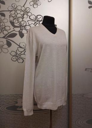 Брендовий вовняний светр джемпер великого розміру шерсть мериносова3 фото