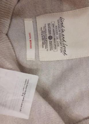 Брендовий вовняний светр джемпер великого розміру шерсть мериносова10 фото