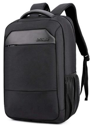 Рюкзак міський arctic hunter b00111c для ноутбука 15,6" обсяг 25л. чорний