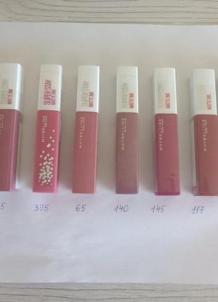 !оригінал! рідка матова помада для губ maybelline super stay matte ink4 фото