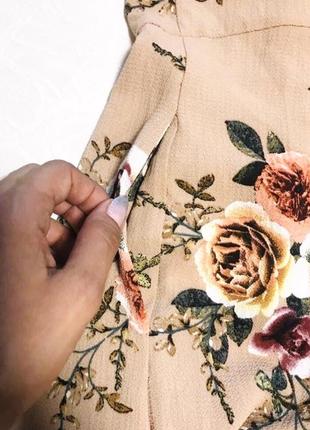 Летний ромпер комбинезон шорты цветочный принт ромпер в цветы3 фото