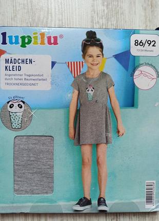 Lupilu® милое платье на девочку 12-24 мес., 4-6 лет, германия5 фото