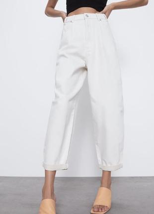 Джинси слоучі zara 38p
