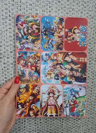 Стикерпак ван пис one piece а4