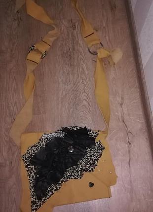 Сумка очень оригинальная кожа hand made 2
