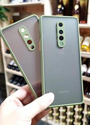 Чехол противоударный likgus для oneplus 8 | one plus 8 хаки