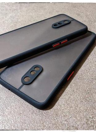 Противоударный черный чехол likgus tpu+micro pc для oneplus 6t