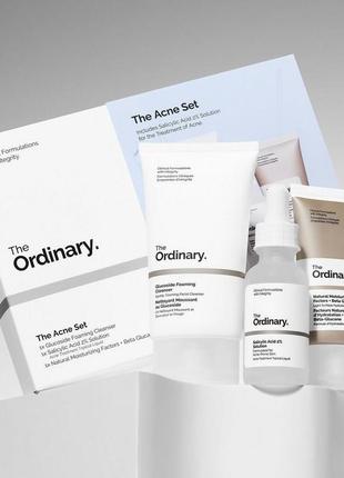 Набор косметики для проблемной кожи the ordinary the acne set 50 мл + 30 мл + 30 мл2 фото