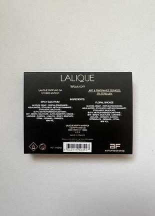 Lalique les compositions parfumees floral bronze, spicy electrum набор3 фото