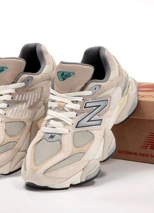 Женские кроссовки new balance 9060 beige 36