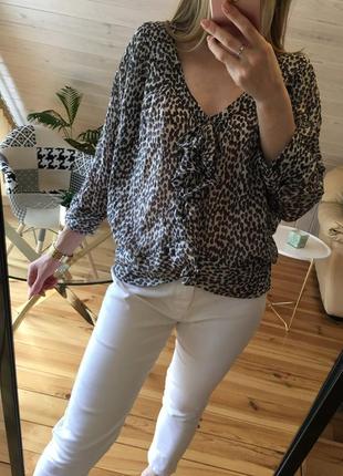 Шёлковая блузка zara