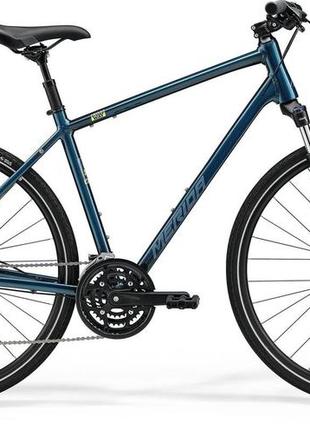 Велосипед merida crossway 100, s(l) (47l), teal-blue(silver/lime), s (150-165 см)