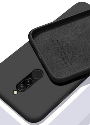 Чехол силикон кейс черный для xiaomi redmi 8