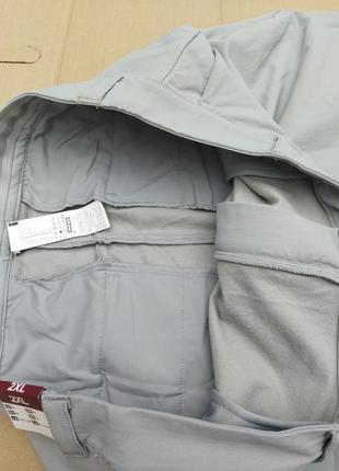 Xl/2xl демісезонні стрейчеві штани трекінгові decathlon quechua4 фото