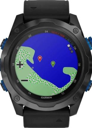 Garmin смарт-годинник для дайверів descent mk2i titanium carbon gray dlc with black band (010-02132-01/11)4 фото