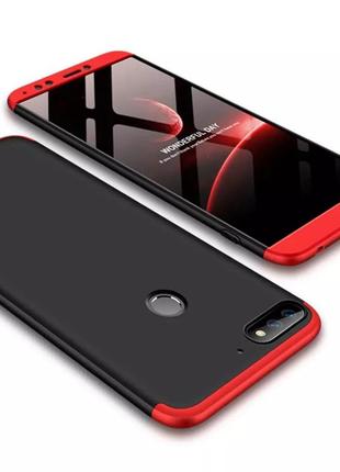 Защитный чехол бампер gkk 360 для honor 7c pro