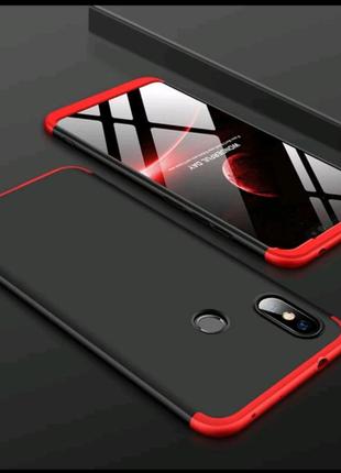 Захисний чохол бамперgkk 360 для xiaomi redmi note 6 pro / redmione 66 фото