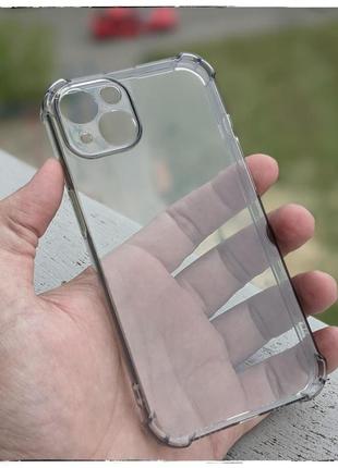 Tpu чехол getman airbag усиленные углы для apple iphone 13 (6.1") притемненный