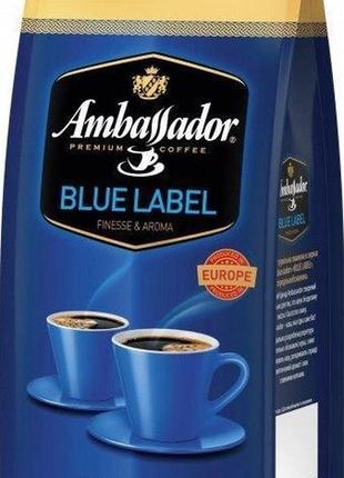 Кофе в зернах ambassador blue label 100% арабіка 1 кг