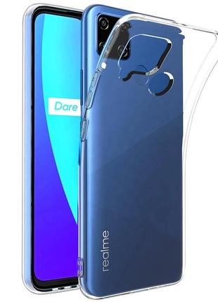 Tpu чехол epic transparent 1,0mm для realme c15