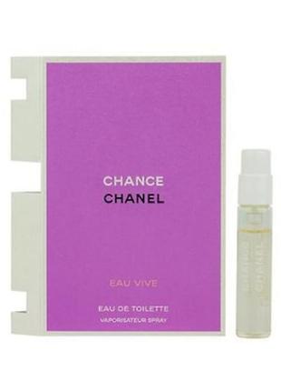 Chanel chance eau vive туалетная вода (пробник)