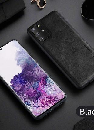 Вінтажний шкіряний чохол бампер для самсунг з20/samsung s20