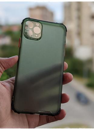 Iphone 11 pro | айфон 11 про чохол протиударний силіконовий airbag color tpu