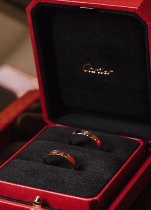 Коробочка cartier для весільних обручок1 фото