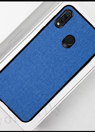Чохол бампер cotton для xiaomi redmi note 7 синій 2