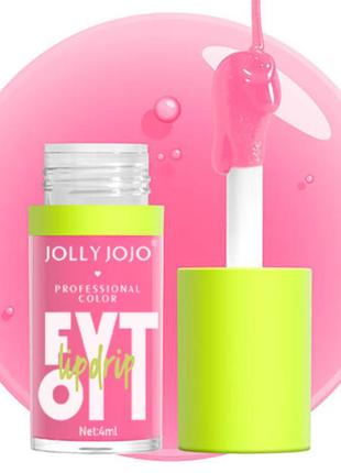 Блеск-масло для губ jolly jojo professional makeup fyt oil lip drip 02 cherry blossom powder 4 мл