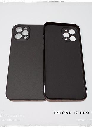 Тонкий матовий чохол skinfeel для iphone 12 pro max