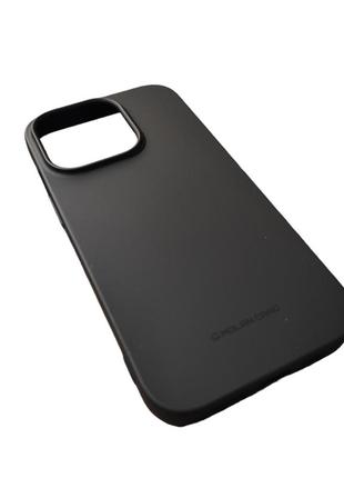 Iphone 13 pro силиконовый ( tpu софт тач ) чехол molan cano smooth black