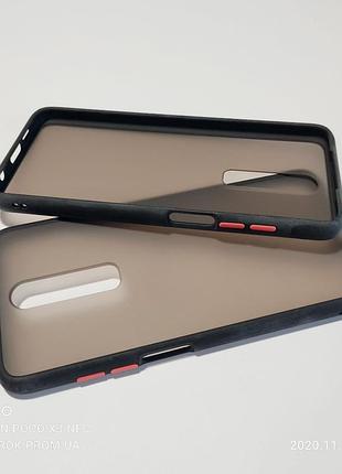 Захисний матовий чохол likgus hard case для xiaomi redmi k30 чорний
