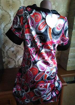 Шикарное шелковое платье lm lulu, производство франция.4 фото