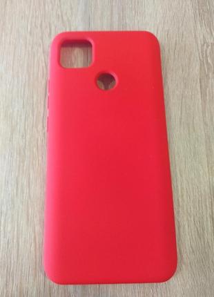 Чохол silicone cover case для xiaomi redmi 9c red