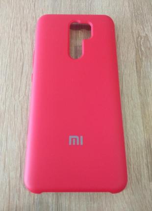 Чехол silicone cover case для xiaomi redmi 9 red