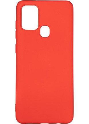 Чохол silicone cover case для samsung galaxy a21s red