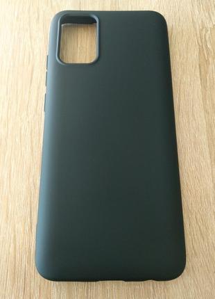 Чохол silicone cover case для samsung a02s blue
