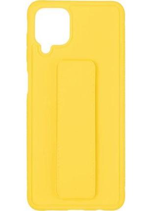 Чохол tourmaline gelius case з підставкою для samsung galaxy a12 / m12 yellow