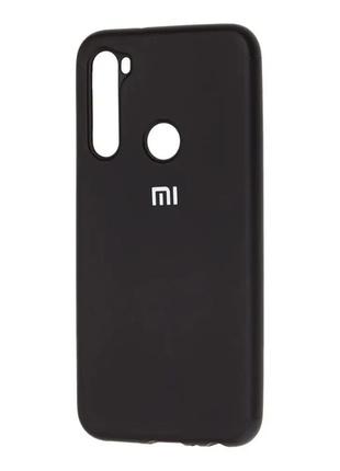 Чохол silicone cover case для xiaomi redmi note 8 black