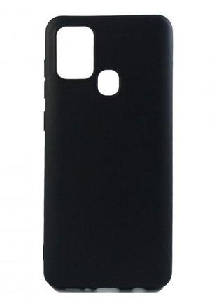 Чехол silicone cover case для samsung galaxy a21s black
