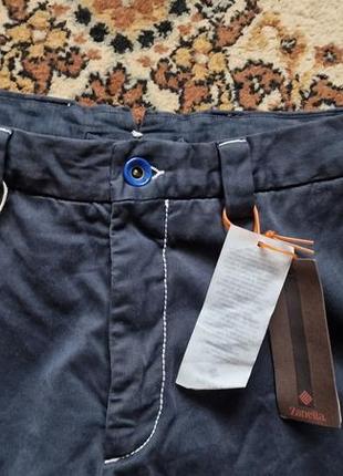 Брендові фірмові італійські демісезонні стрейчеві брюки zanella,оригінал,нові з бірками, made in italy 🇮🇹, розмір 46італ.5 фото