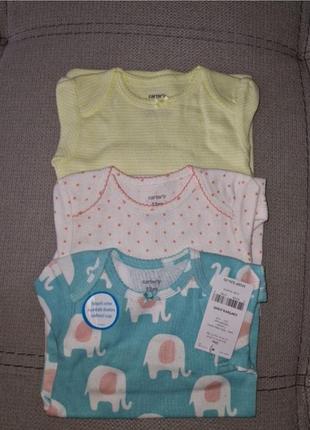Боди с коротким рукавом carters 12м