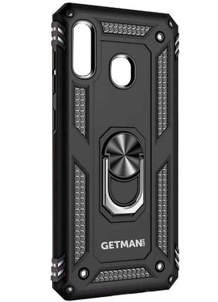 Противоударный чехол getman (ударопрочный) для samsung galaxy a11 / m11 black