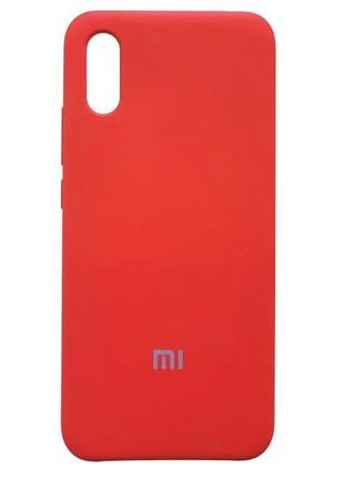 Чехол silicone cover case для xiaomi redmi 9a red